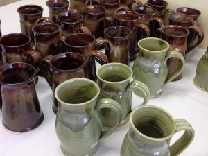 Handmade Pottery Mugs from Doing Earth Pottery 