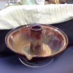 Handcrafted Sunset Brown Chicken Roaster by Doing Earth Pottery