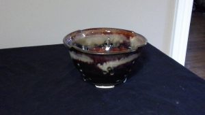 Doing Earth Pottery Sunset Brown Berry Bowl 